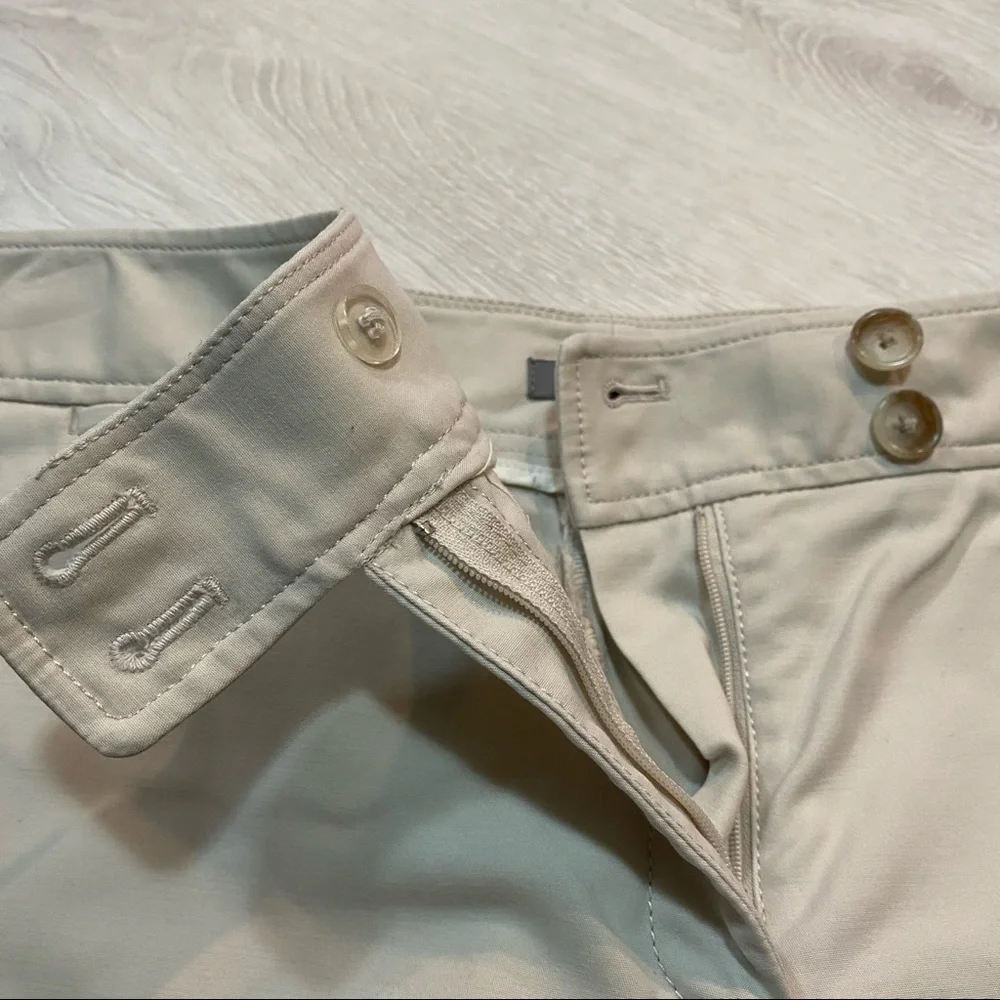 Ann Taylor Cream Wide-Leg Trousers - Picture 7 of 12